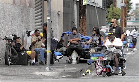 skid row homeless people